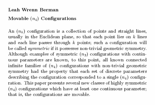 Plain TeX source file for the abstract.