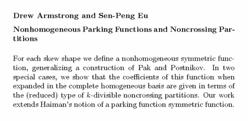 Plain TeX source file for the abstract.