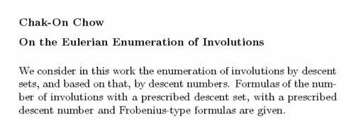 Plain TeX source file for the abstract.